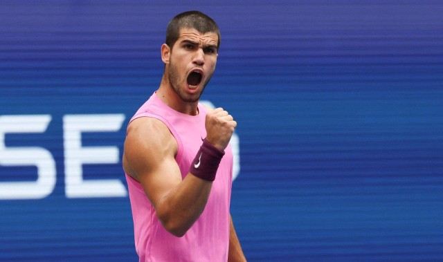 阿尔卡拉斯已7次打进大满贯男单决赛，为公开赛时代第三年轻